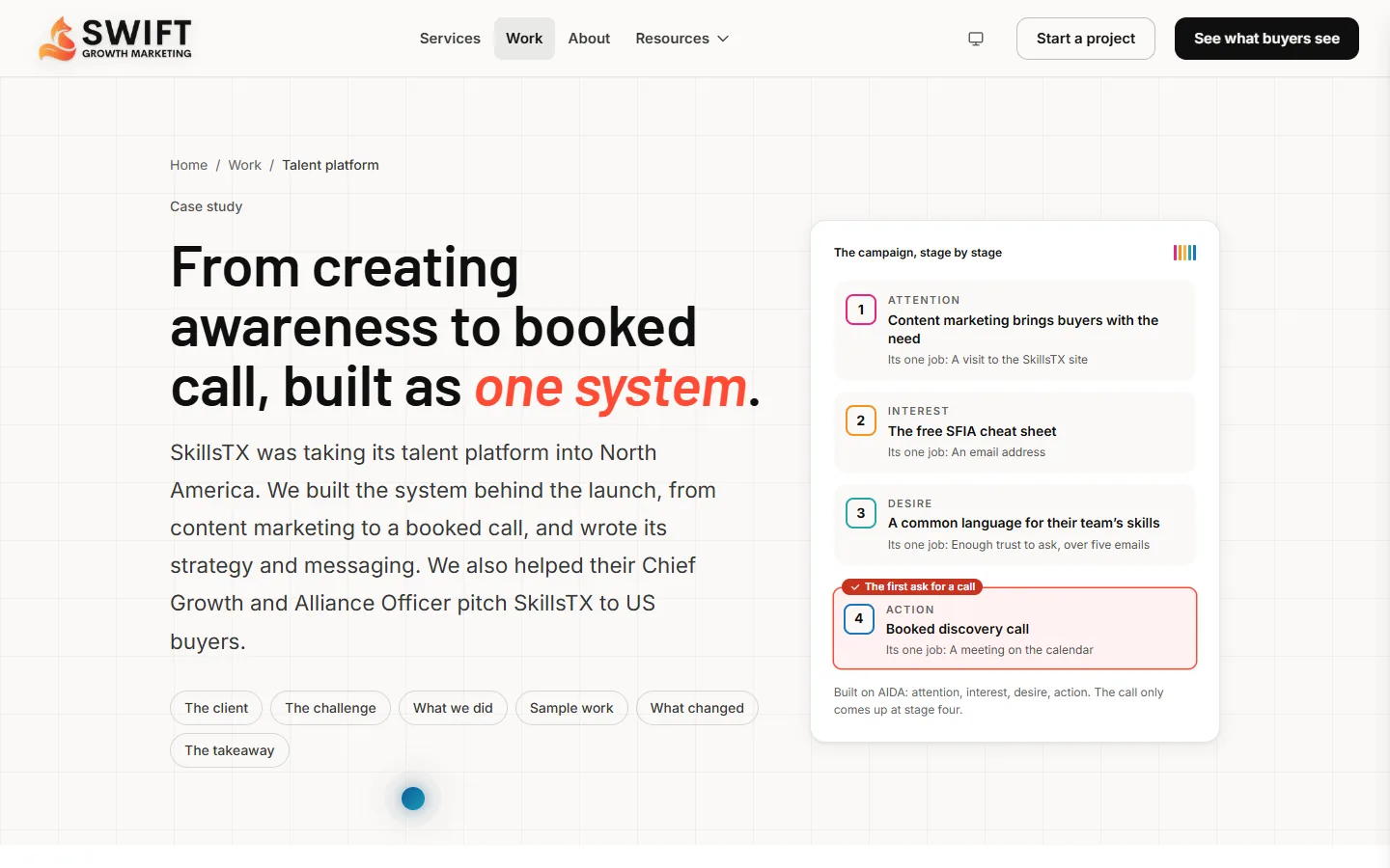 SkillsTX — Talent platform · Client, built by Chris Hornak