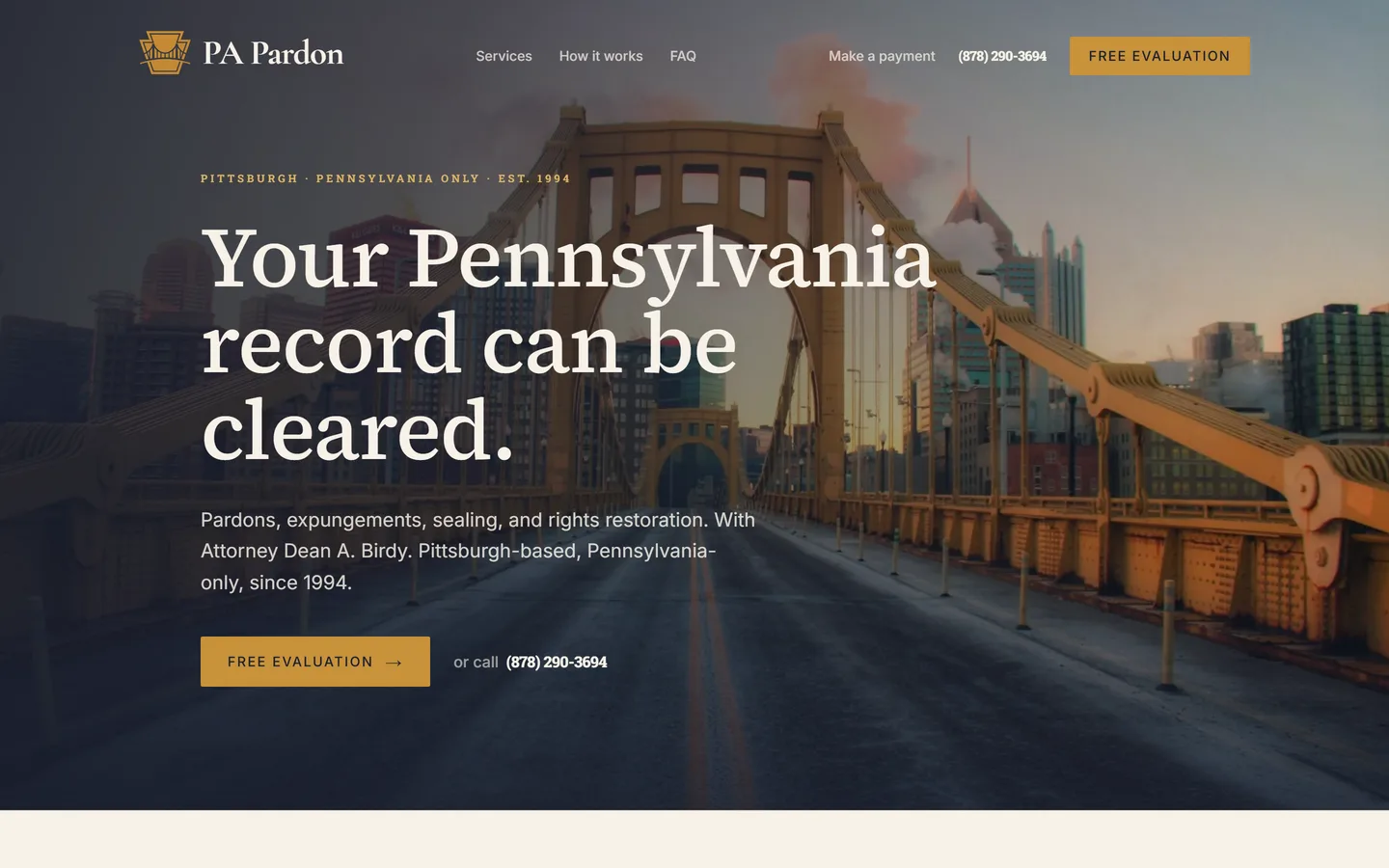 PA Pardon — screenshot